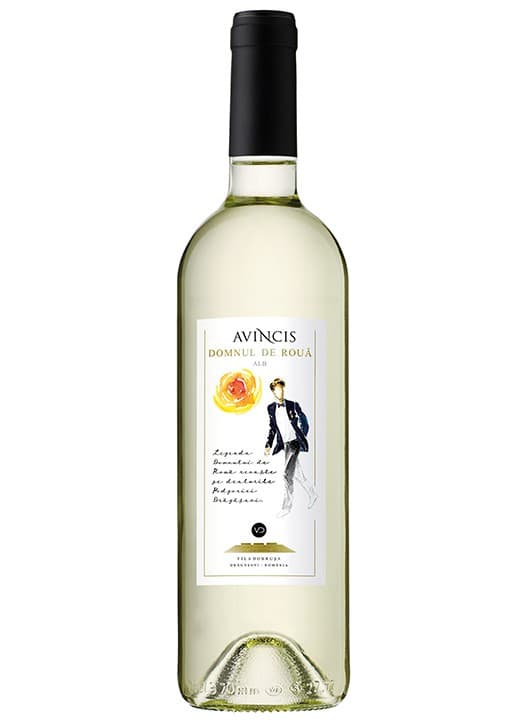 Avincis Domnul de Roua in Alb - Vin alb demisec 0.75l