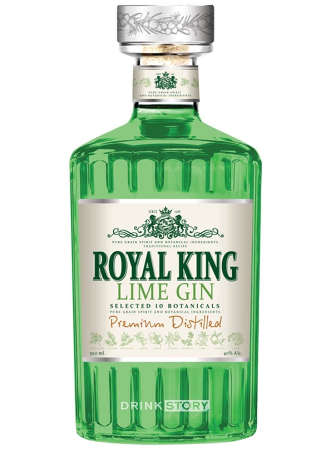 Royal King Lime Gin 40% 0.5L