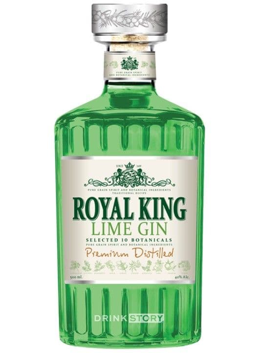 Royal King Lime Gin 40% 0.5L - thumbnail 1