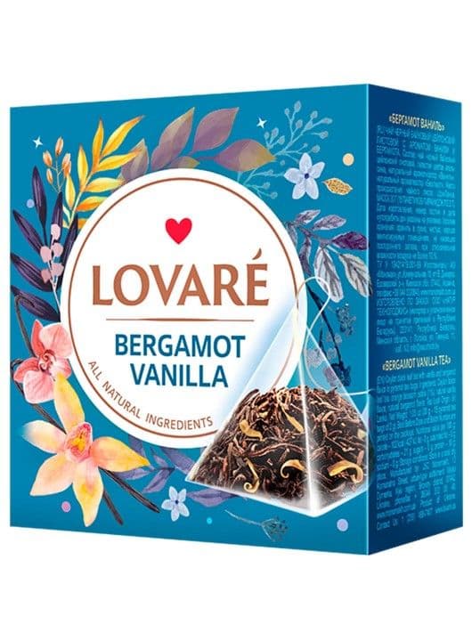 Ceai Lovare Piramide Bergamot Vanilla 15buc