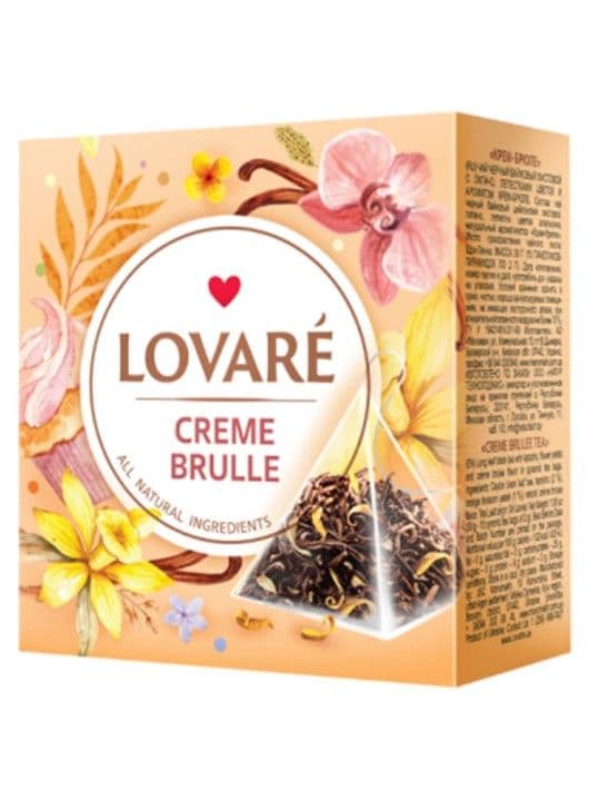 Ceai Lovare Piramide Creme Brulee 15buc