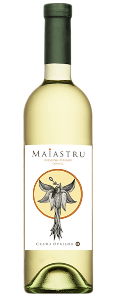 Vin alb demisec Crama Oprisor Maiastru Riesling Italian 0.75L
