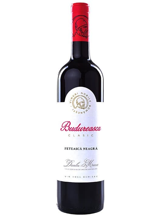Budureasca Clasic Feteasca Neagra - Vin rosu demisec 0.75l