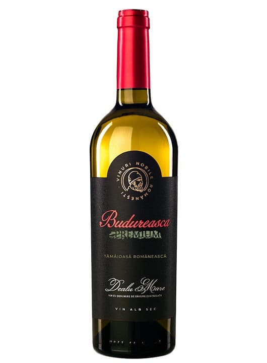 Budureasca Premium Tamaioasa Romaneasca - Vin alb sec 0.75l