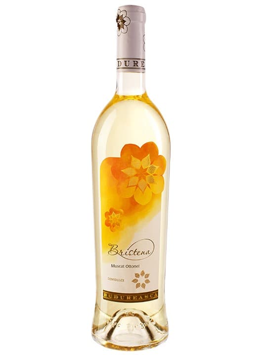 Budureasca Bristena Muscat Ottonel - Vin alb demidulce 0.75l