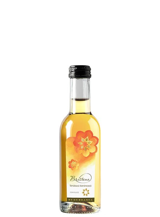 Budureasca Bristena Tamaioasa Romaneasca - Vin alb demidulce 0.187l