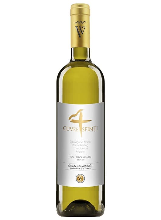 Sarica Niculitel Cuvee 4 Sfinti - Vin alb sec 0.75L