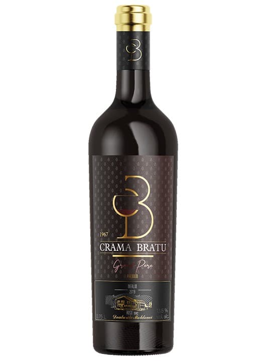 Crama Bratu Merlot Baricat - Vin rosu sec 0.75L