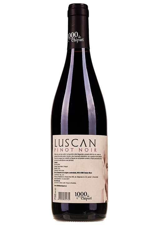 1000 de Chipuri Luscan Pinot Noir - Vin rosu sec 0.75l