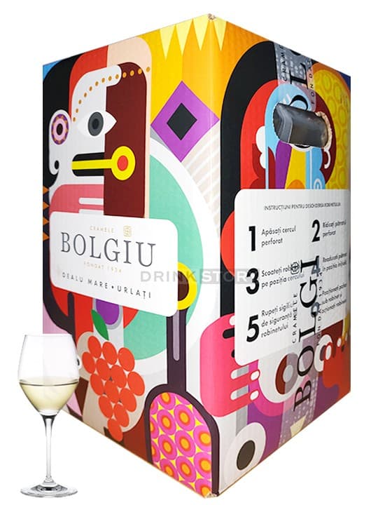 Crama Bolgiu Pelin alb Bag in Box 10L