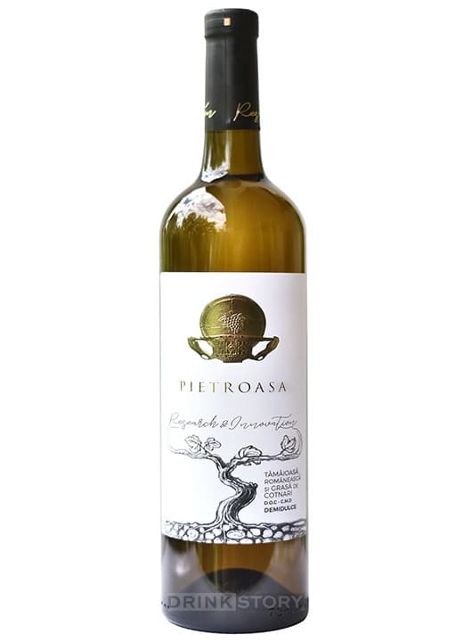Pietroasa Veche Tamaioasa Romaneasca & Grasa demidulce 0.75L