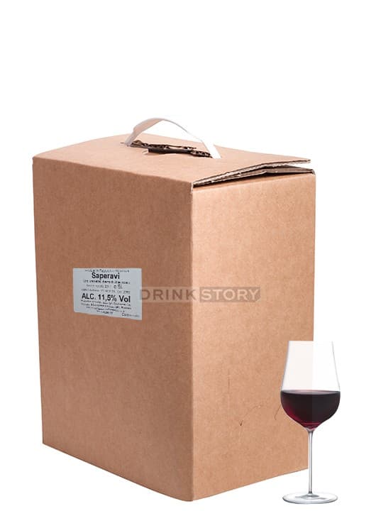Vinia Traian Saperavi demisec Vin la Cutie Bag in Box 5L