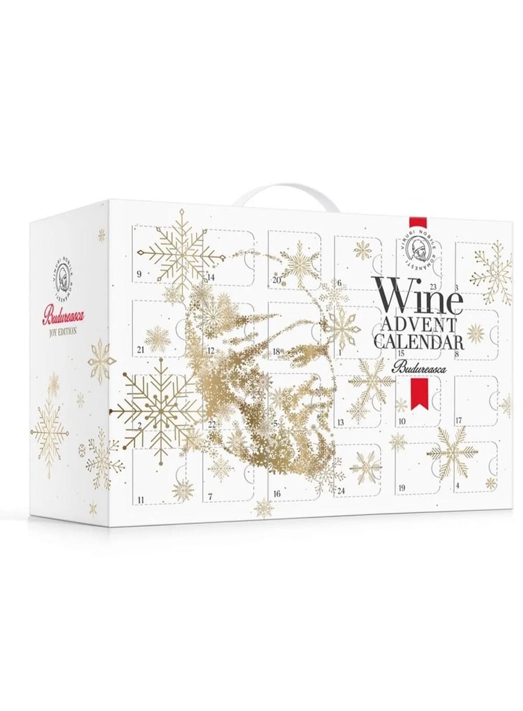 Calendar advent cu vinuri Budureasca Joy Edition | 19 x 0.187L + 4 x 0.2L