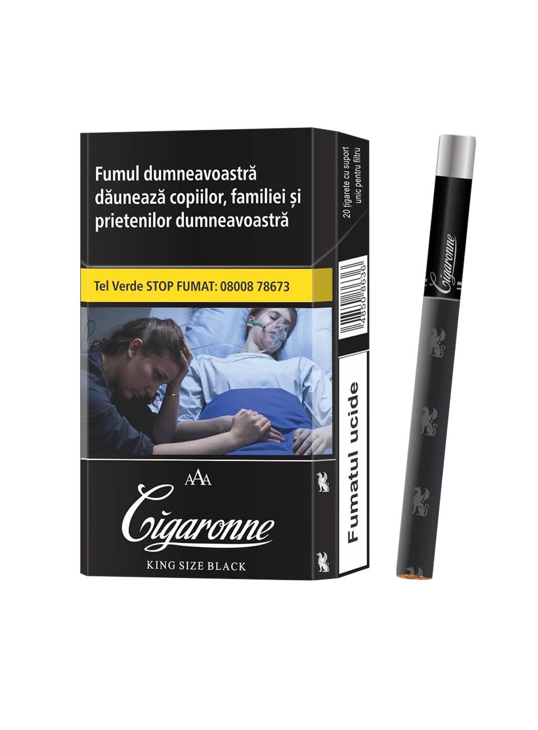 Cigaronne Tigari King Size BLACK