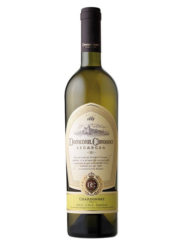 Domeniul Coroanei Segarcea Elite Chardonnay - Vin alb sec 0.75l