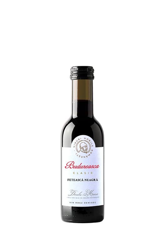 Budureasca Feteasca Neagra - Vin rosu demisec 0.375l