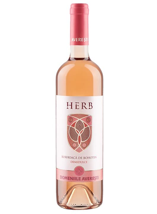Domeniile Averesti Herb Busuioaca de Bohotin - Vin rose demidulce 0.75L