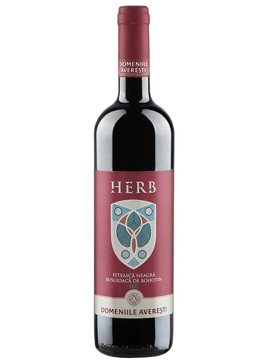 Domeniile Averesti Herb Feteasca Neagra & Busuioaca de Bohotin - Vin rosu sec 0.75L