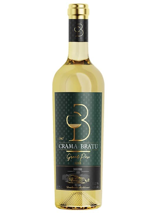 Crama Bratu Chardonnay baricat - Vin alb sec 0.75L