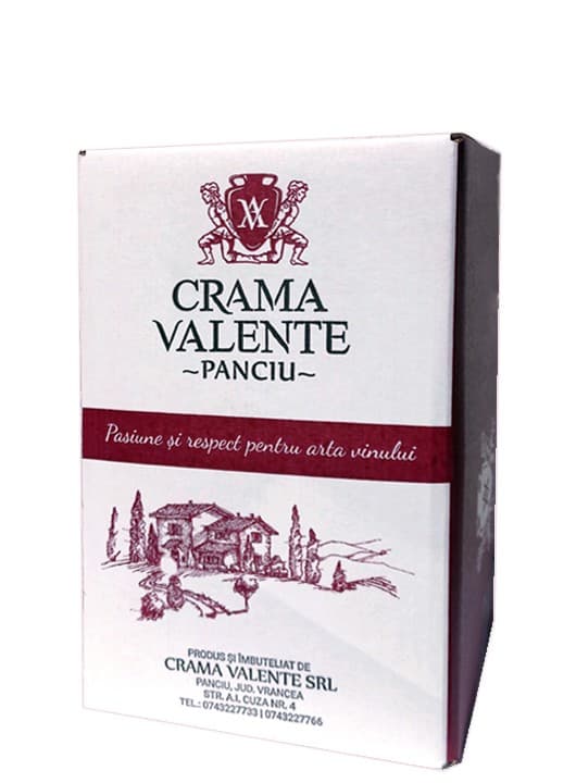 Crama Valente Pinot Gris sec Bag in Box 10L