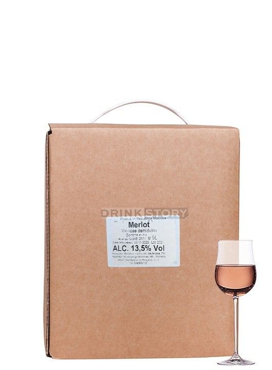 Vinia Traian Rose demidulce Vin la Cutie Bag in Box 5L