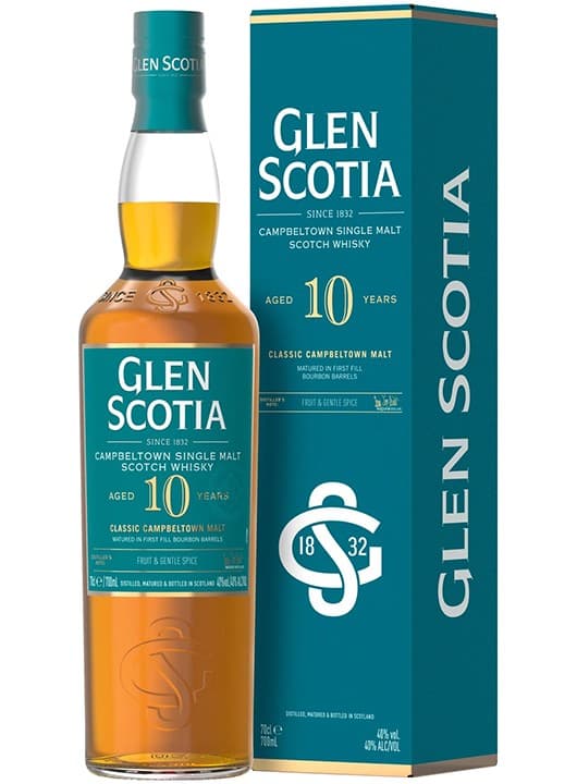 Glen Scotia 10 ani Campbeltown Single Malt Whisky 0.7L