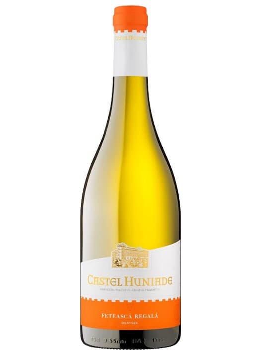 Cramele Recas Castel Huniade Feteasca Regala - Vin alb demisec 0.75L