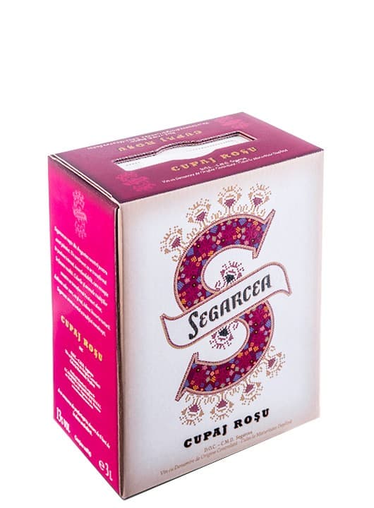 Domeniul Coroanei Segarcea - Vin rosu sec cupaj Bag in Box 3L