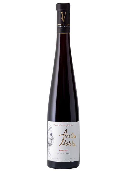 Familia Vladoi Anca Maria Merlot - Vin rosu dulce 0.75L