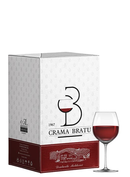 Crama Bratu Merlot - Vin rosu sec 5L