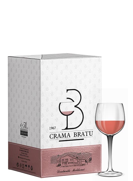 Crama Bratu Cupaj Rose - Vin rose demisec 5L