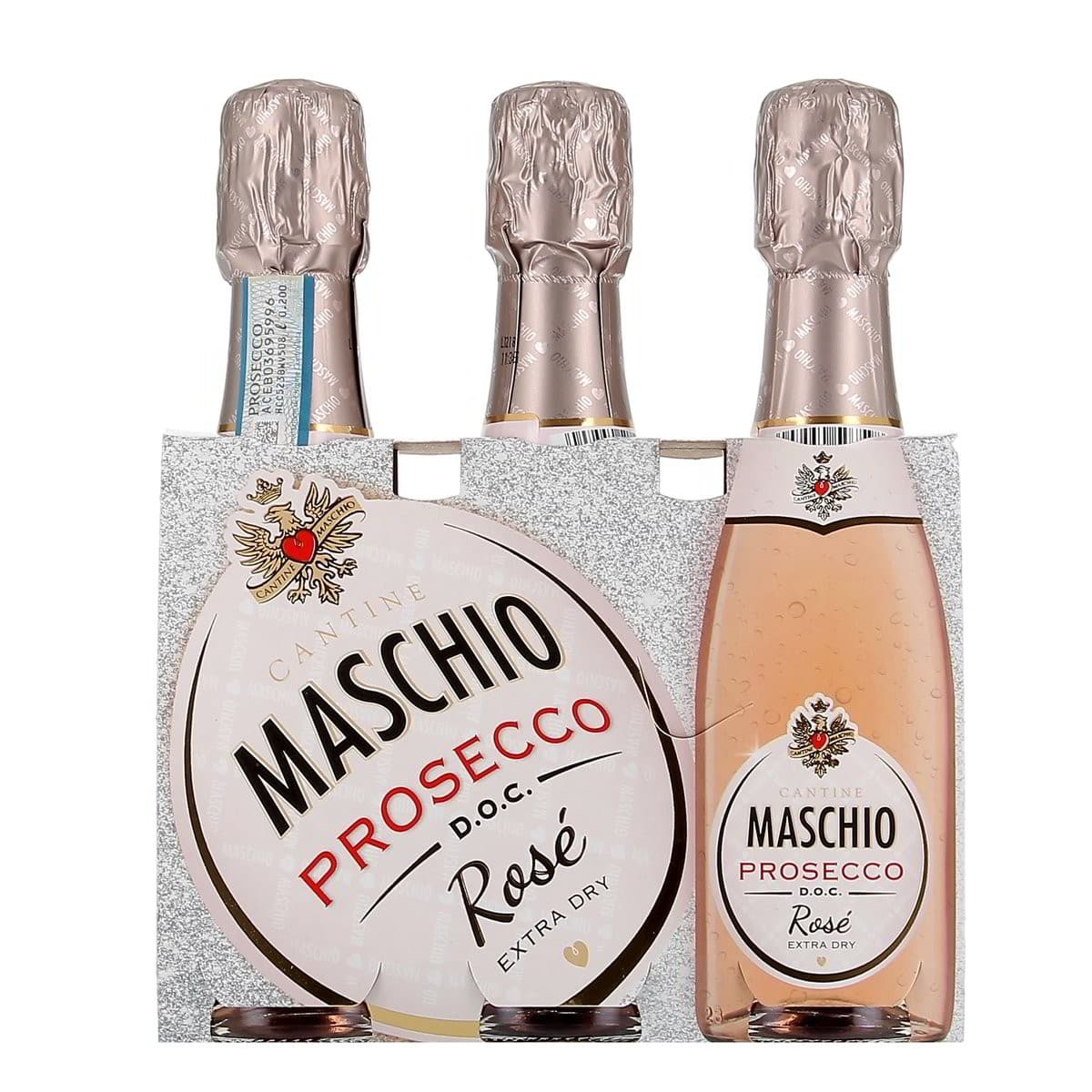 Maschio Prosecco DOC Rose Extra Dry Millesimato 3x0.2L