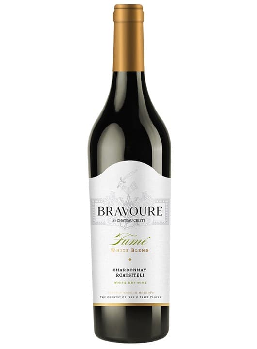 Chateau Cristi Bravoure White Blend Fume Chardonnay & Rkatsiteli 0.75L