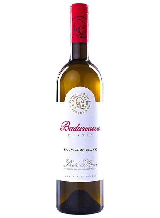Budureasca Clasic Sauvignon Blanc - Vin alb demisec 0.75l