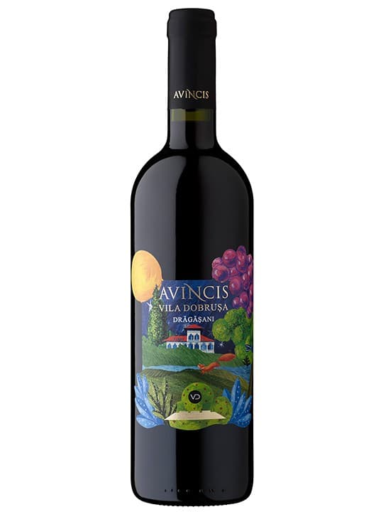 Avincis Vila Dobrusa Merlot & Negru de Dragasani - Vin rosu sec 0.75l