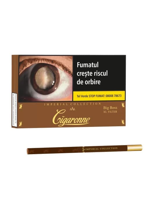 Cigaronne Tigari BIG BOSS XL Filter Brown